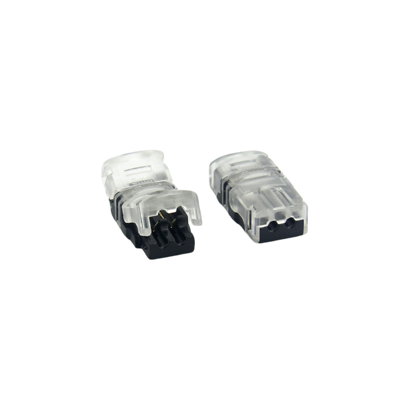 GREEN TECH Konektor za LED traku Green Tech, jedna boja, 8 mm, 2PIN, spoj traka na žicu - SC-13-STW