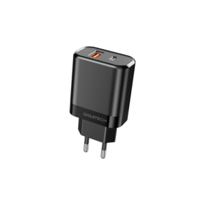 GIGATECH Univerzalni punjač Gigatech NXC250 , USB i C izlaz, 25W, crni