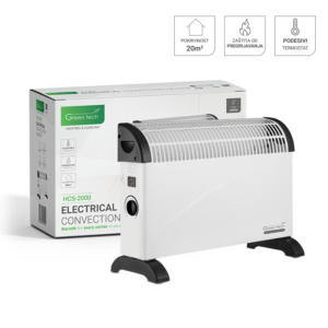 GREEN TECH Konvektorska grijalica Green Tech 2000W, električna - HCS-2000