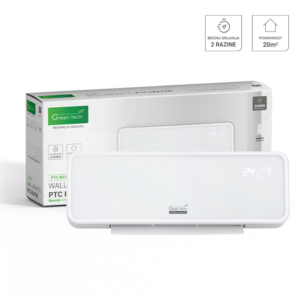 GREEN TECH Zidna PTC grijalica Green Tech 2000W, s timerom, električna - PTC-W51