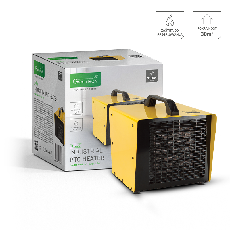 GREEN TECH PTC grijalica Green Tech 3000W, industrijska, električna - IH-320