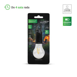 GREEN TECH LED kamping žarulja Green Tech, 3W, 3000K, 100 lm, 8/1 - LFB-6000