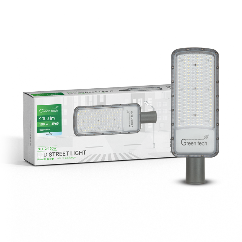 GREEN TECH LED ulična svjetiljka Green Tech 100W, 6000K, IP65 - STL-2-100W