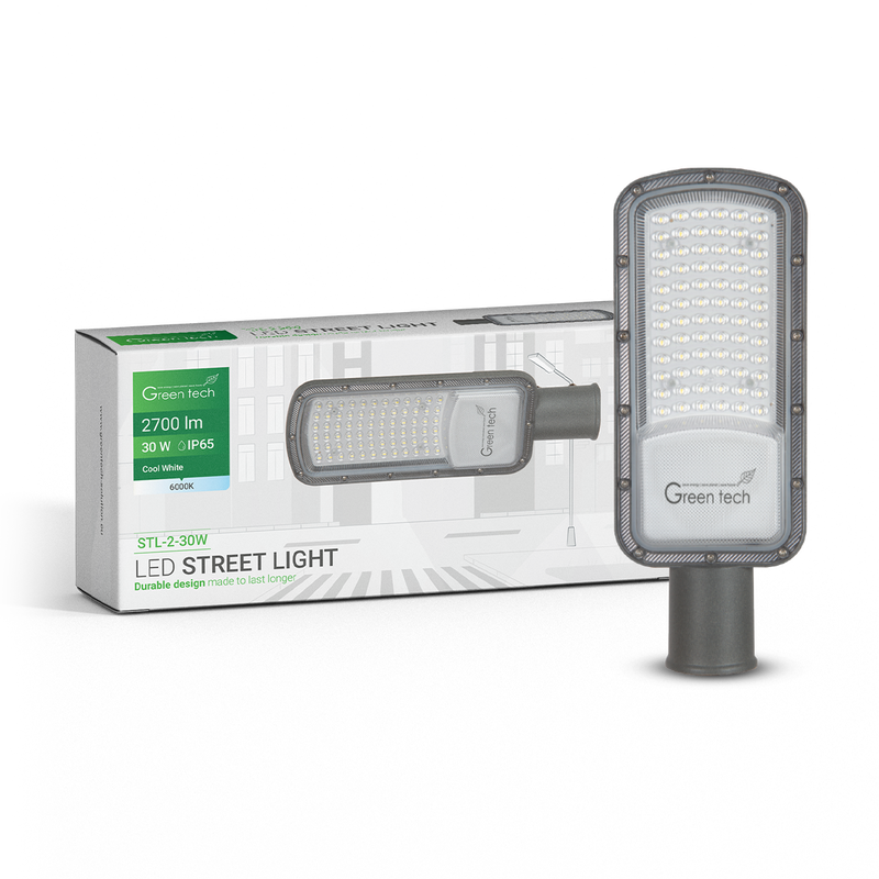 GREEN TECH LED ulična svjetiljka Green Tech 30W, 6000K, IP65 - STL-2-30W