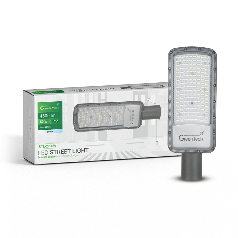 GREEN TECH LED ulična svjetiljka Green Tech 50W, 6000K, IP65 - STL-2-50W