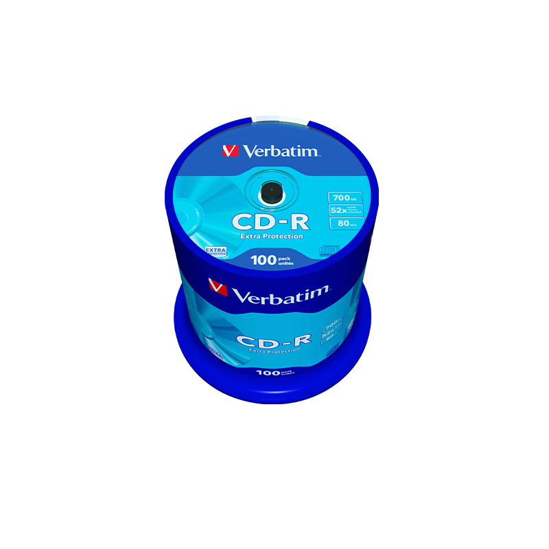 Verbatim CD-R Verbatim 700MB 52x, 100/1, spindle - 43411