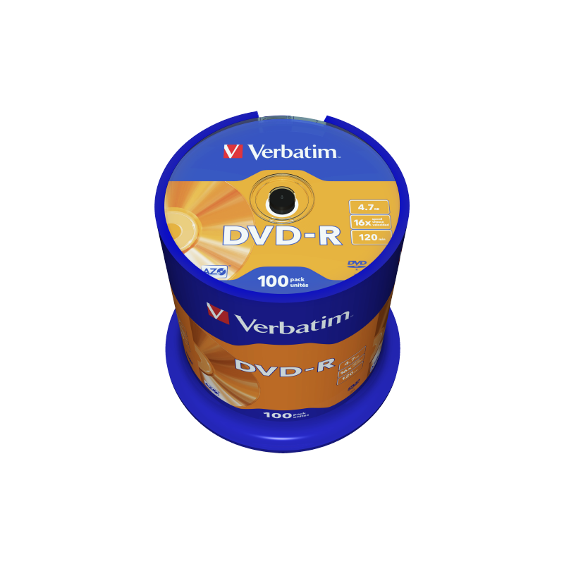 Verbatim DVD-R Verbatim 4.7GB 16x, 100/1, spindle - 43549