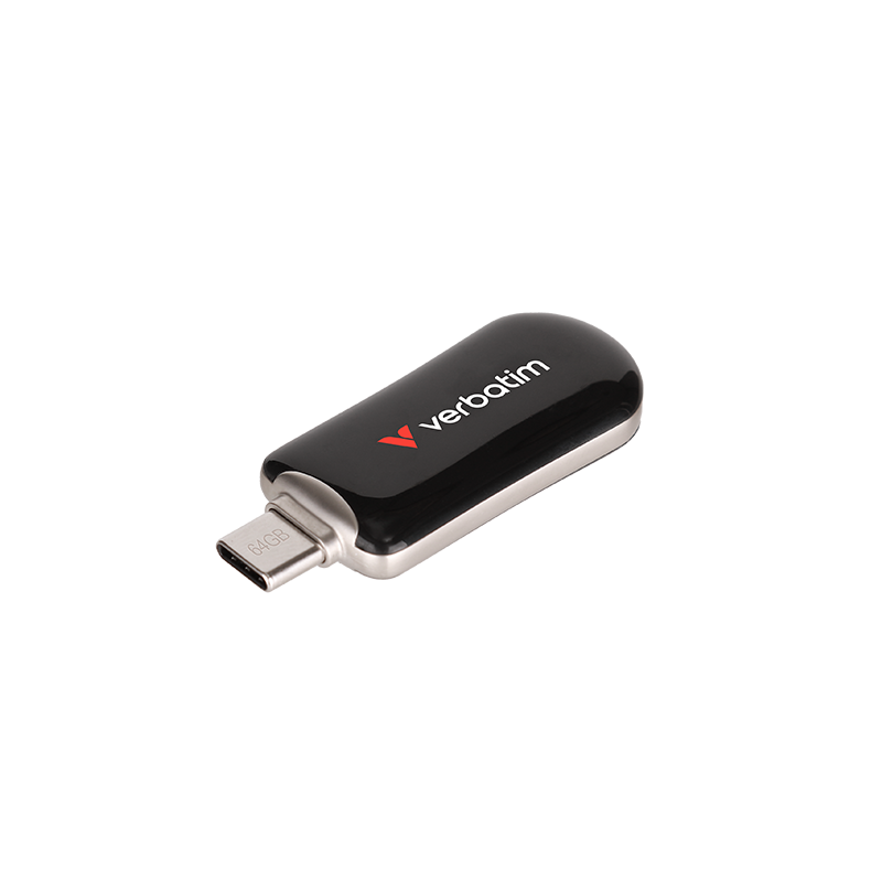 Verbatim USB-C memorijski stik 3.2 Gen1 Verbatim 64GB, crni, Plectra - 30224