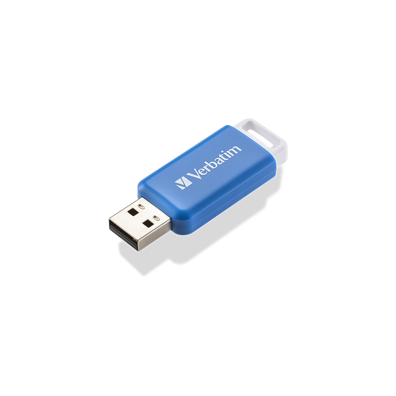 Verbatim USB memorijski stik 2.0 Verbatim 64GB, plavi, DataBar - 49455