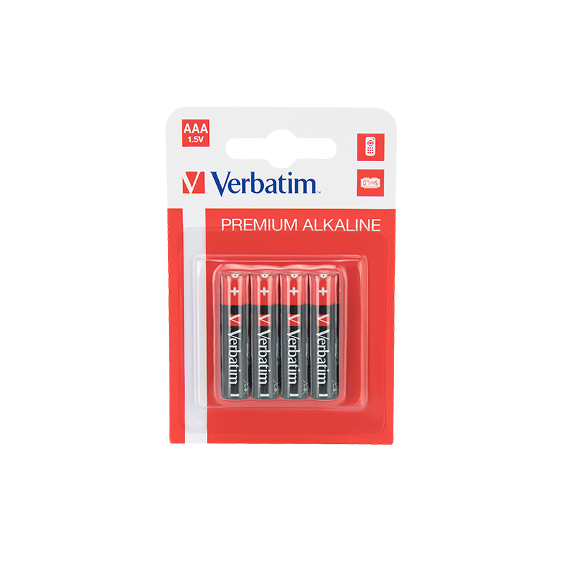 Verbatim Alkalne baterije AAA Verbatim, 4/1, 1.5V - 49920