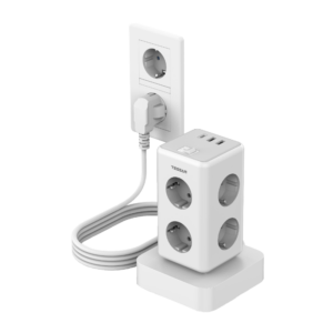 Tessan Produžni kabel Tessan TS-306TS-C, 6x AC, 2x USB-A, 1x USB-C 2m, 15W