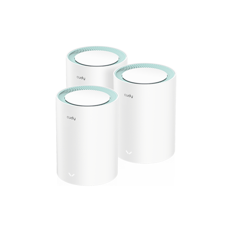 Cudy Wi-Fi mesh sustav Cudy M1300-3PACK, AC 1200 Gigabitni, VPN, 3kom