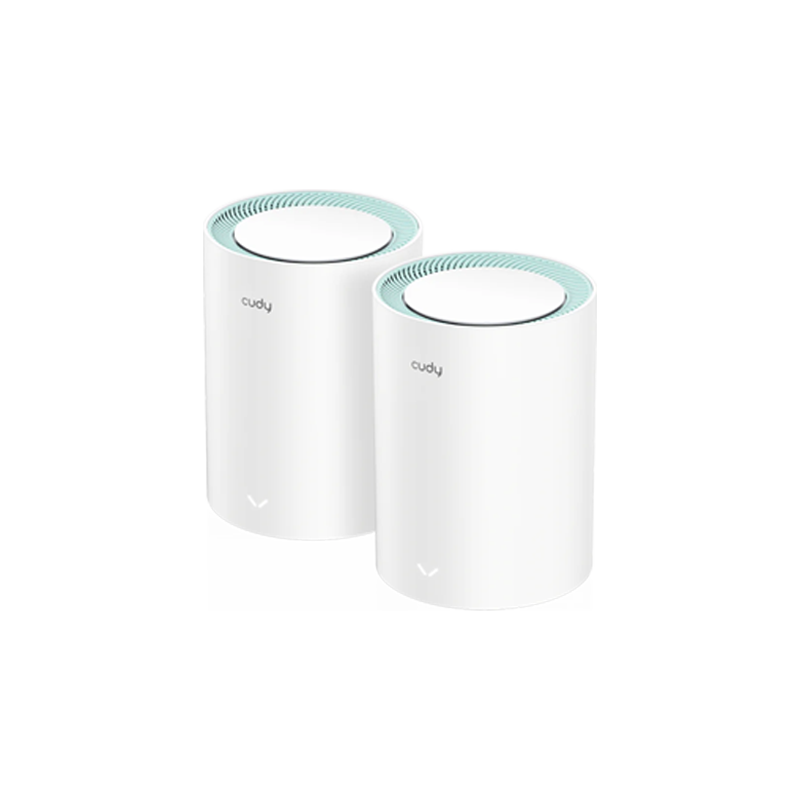 Cudy Wi-Fi 6 mesh sustav Cudy M1500-2PACK, AX 1500 Gigabitni, VPN, 2kom