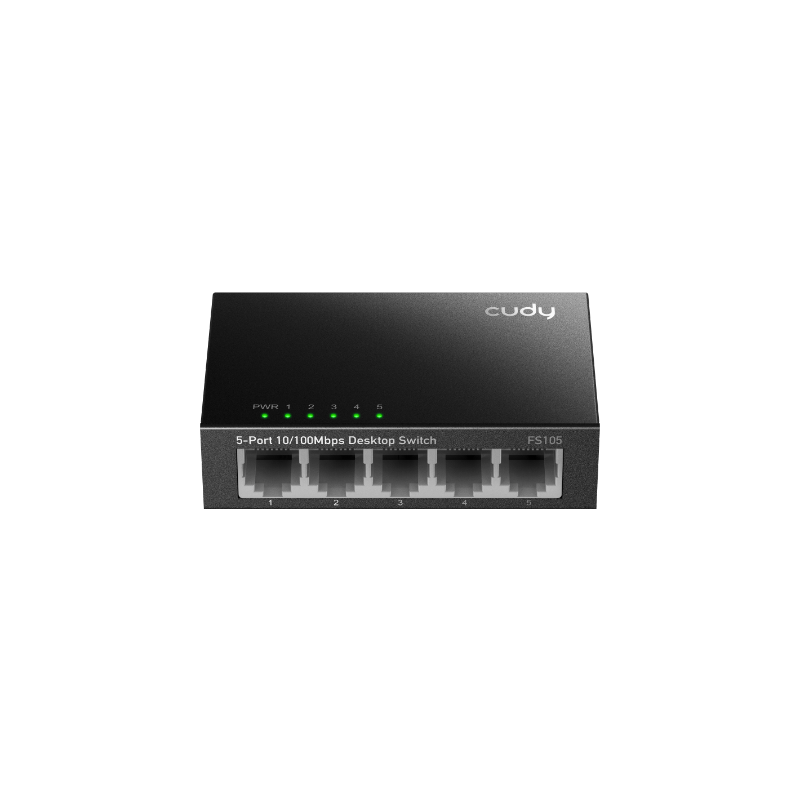 Cudy Switch Cudy FS105, 5-Portni, 10/100 Mbps, metalni