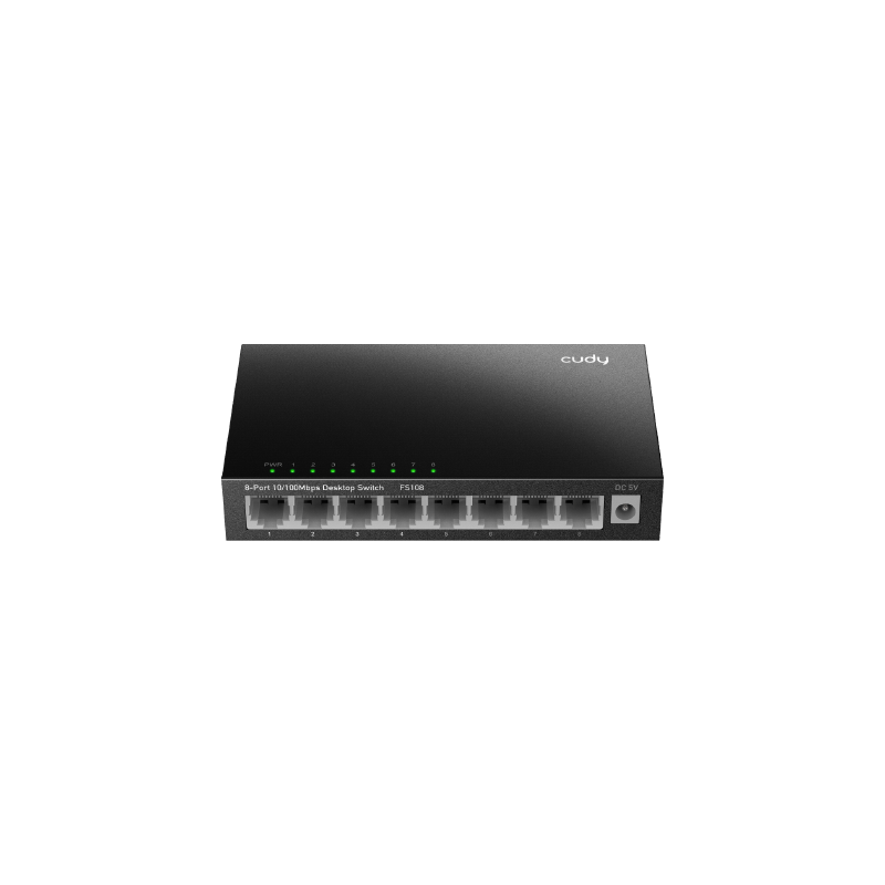 Cudy Switch Cudy FS108, 8-Portni, 10/100 Mbps, metalni
