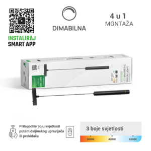 GREEN TECH LED magnetna svjetiljka Green Tech "MYSTYLE" 6W, 3CCT, Dim./ Smart Lamp APP - MYSTYLE-16-6W