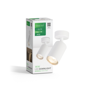 GREEN TECH Reflektor nadgradni  Green Tech, bijela boja, grlo GU10 - B031-WH
