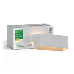 GREEN TECH LED zidna svjetiljka Green Tech 6W, 3000K, IP40, bijela boja - B8071-6W-WW