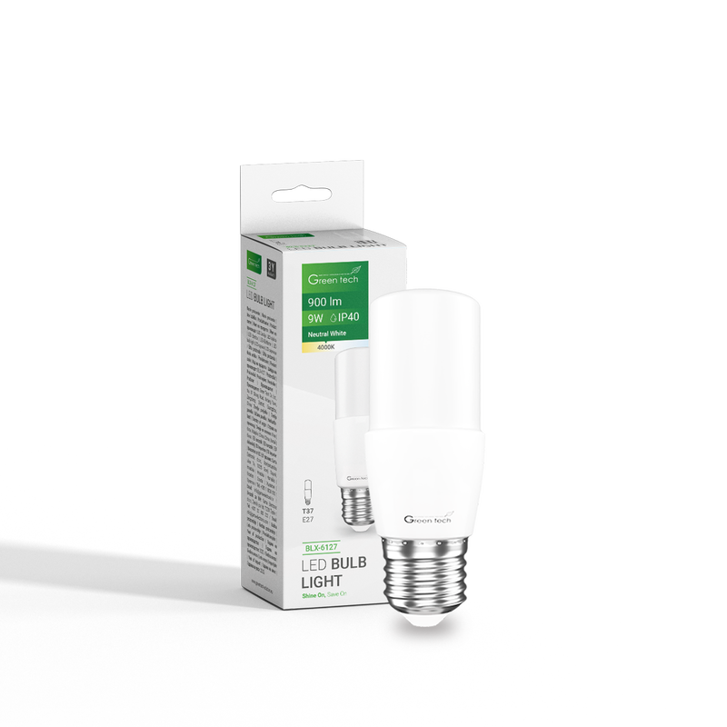 GREEN TECH LED žarulja Green Tech 9W, 4000K, E27, T37, Flux: 900 lm, IP40, Epistar chip - BLX-6127