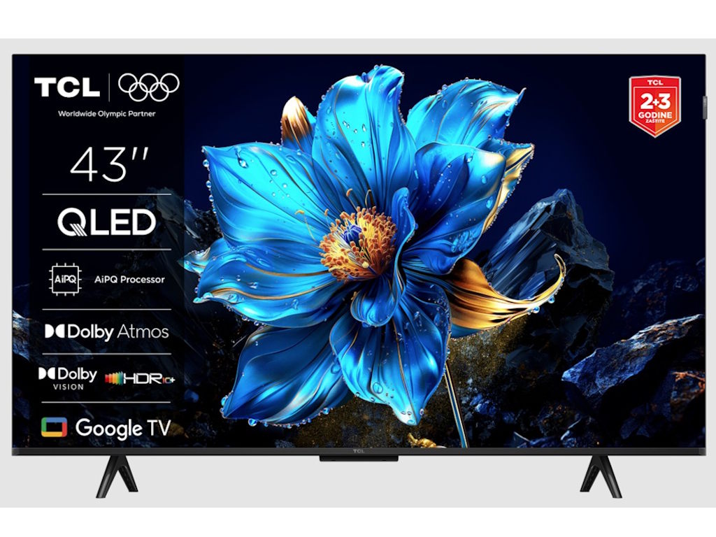 TCL 43"P7K 4K QLED TV 60HzGoogle TV; HDR multi-format;HVA Panel; Game Master; Dolby Atmos; - Image 5