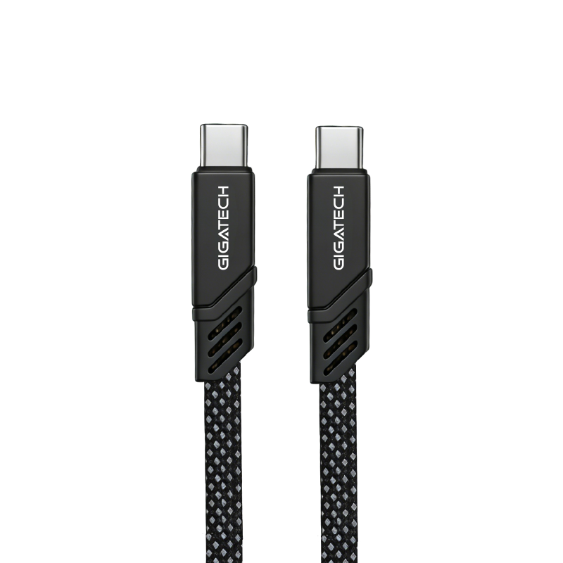 GIGATECH C na C kabel Gigatech 1m,PD 60W, crno-bijeli - XF520