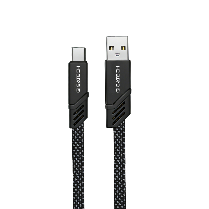 GIGATECH USB na C kabel Gigatech 1m, 15W, crno-bijeli - XF510