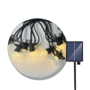 LUMERA LED solarni svjetlosni lanac LUMERA LIGHTING IP65 3000K G50 ŽARx20, uključena - SLS-20-BULB