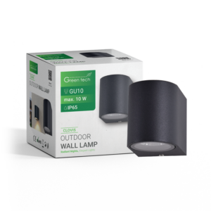 GREEN TECH Vanjska zidna svjetiljka Green Tech GU10, IP65 - CLOVIS