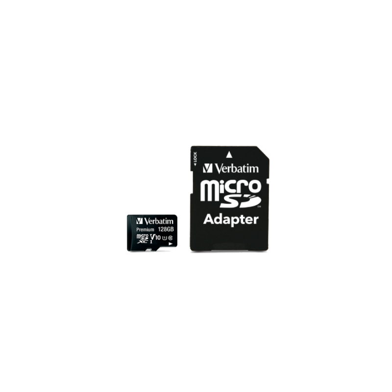 Verbatim Memorijska kartica MicroSDXC Verbatim 128GB, (C10) UHS-I, sa adapterom,premium - 44085