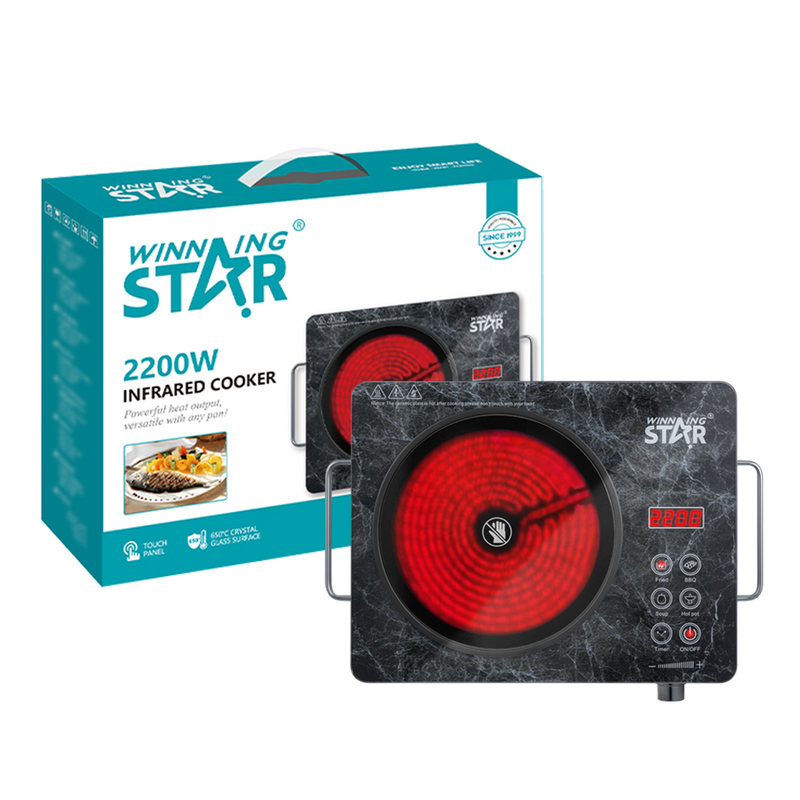 Winning Star Keramička ploča za kuhanje Winning Star ST-9679, 2200W, infracrvena