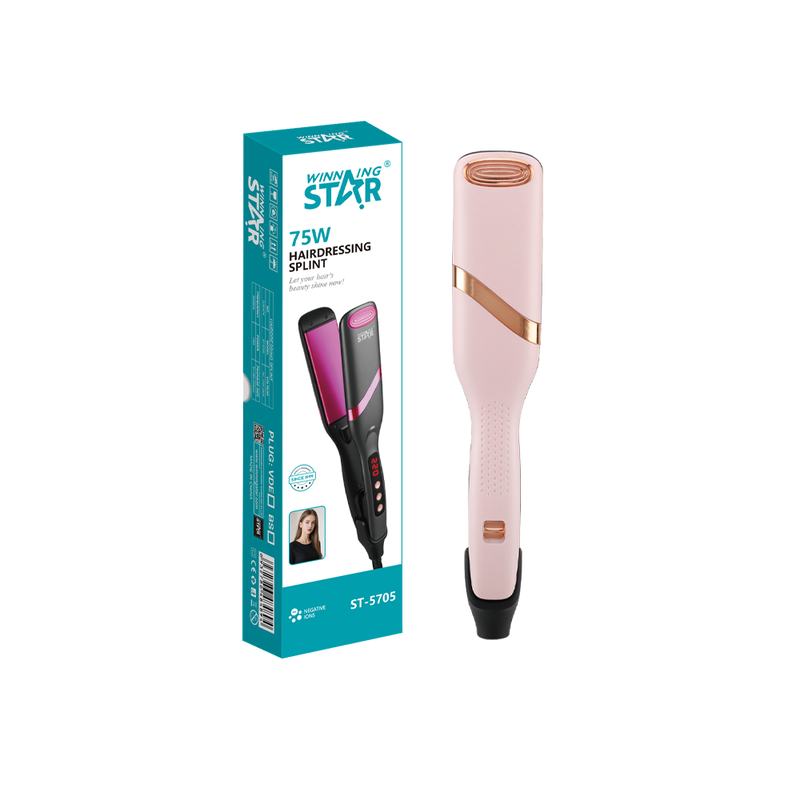Winning Star Pegla za kosu Winning Star ST-5705-PN, 75W, pink