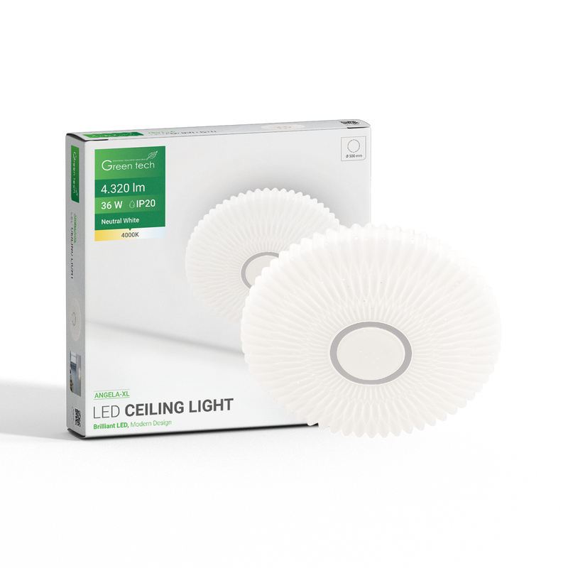 GREEN TECH LED plafonjera Green Tech 36W, 4000K, fi 50cm - ANGELA-XL