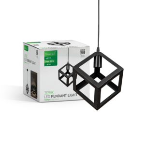 GREEN TECH LED visilica Green Tech E27 x 1 kom, crna boja - PL-1616A