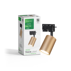 GREEN TECH Šinska svjetiljka Green Tech, GU10, IP20, zlatna - L200-GOLD