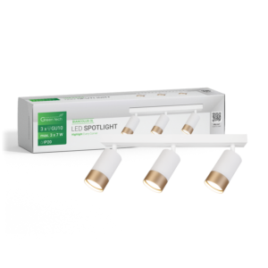 GREEN TECH LED spot svjetiljka Green Tech, GU10 X 3 kom, bijelo-zlatna boja - BIANCOLUX-3L