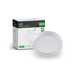 GREEN TECH LED panel Green Tech 24W, 3000K, nadgradni, okrugli - CX-R02-24WW