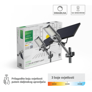 GREEN TECH LED ulična svjetiljka solarna Green Tech 400W, 3CCT, IP65 - SLE-400W-3CCT