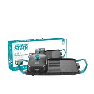 Winning Star Električni roštilj i lonac za kuhanje Winning Star ST-9814, 3L, 1800W, 2 u 1