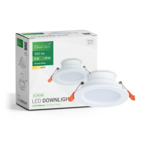 GREEN TECH LED downlight Green Tech 5W, 4000K, bijela boja - DL-5W-NW