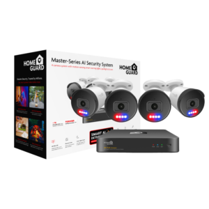 Homeguard Homeguard POE Set 4K NVR 8CH+4 kamere, svjetlosno/zvučni alarm, AI detekcija - HGNVK-88504