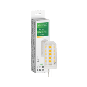GREEN TECH LED žarulja Green Tech 2W, 4000K, G4, Flux: 200 lm, IP20, San`an chip - LB-3651