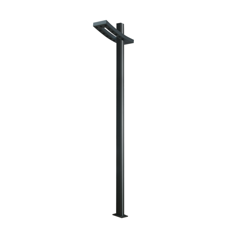 GREEN TECH LED ulična svjetiljka Green Tech sa stupom 36W, 4000K + zelena boja svjetl., 4m - GT-UL0052-36W