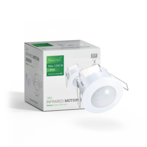 GREEN TECH Infracrveni ugradni senzor pokreta Green Tech IMS41, IP20, 360°