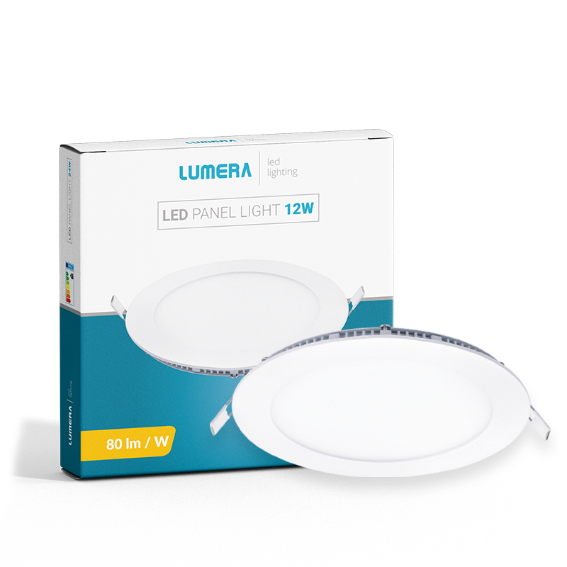 LUMERA LED panel Lumera Lighting 12W, 3000K, ugradni, okrugli - LM-212-12W
