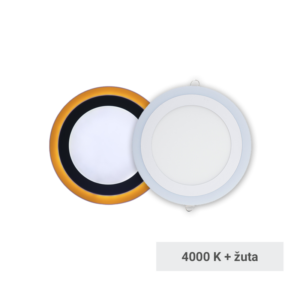 LUMERA LED panel Lumera Lighting 3W + 3W, 4000K + 3000K, ugradni, okrugli - LM-300-6W
