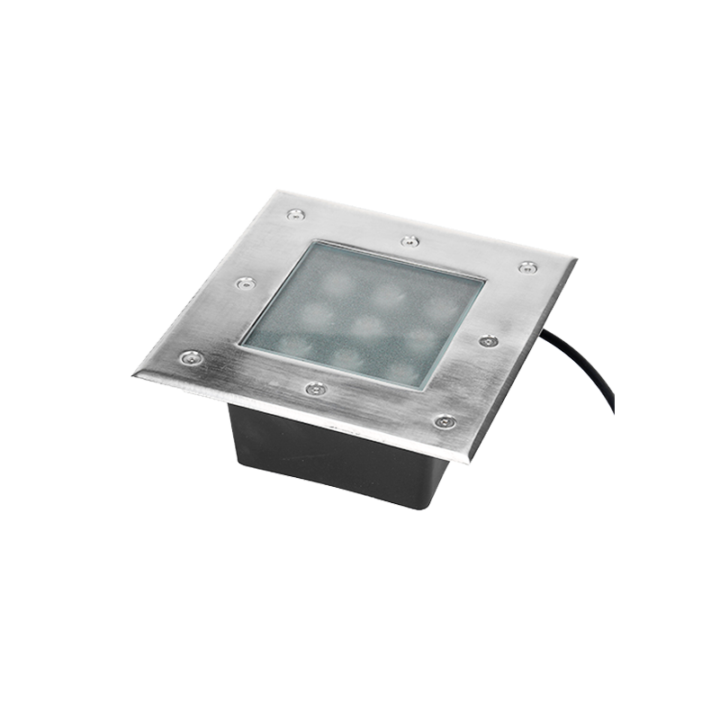 GREEN TECH LED podna ugradna svjetiljka Green Tech 9W, 3000K, IP66 - MF180-9W-WW