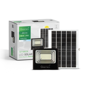 GREEN TECH LED solarni reflektor Green Tech 100W, 6500K, IP65, solar - SLF-100W-CW