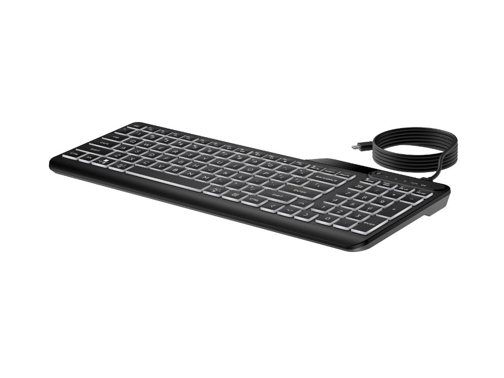 HP 400 Backlit Wired KeyboardHP 400 Backlit Wired KeyboardHP 400 Backlit Wired Keyboard