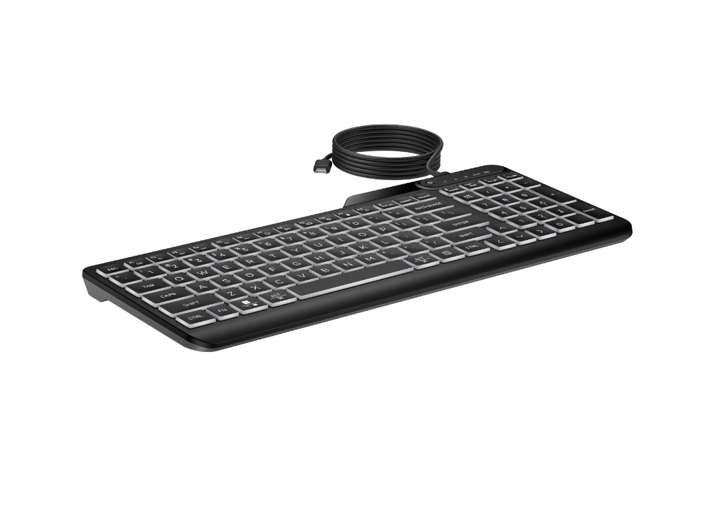 HP 400 Backlit Wired KeyboardHP 400 Backlit Wired KeyboardHP 400 Backlit Wired Keyboard - Image 2
