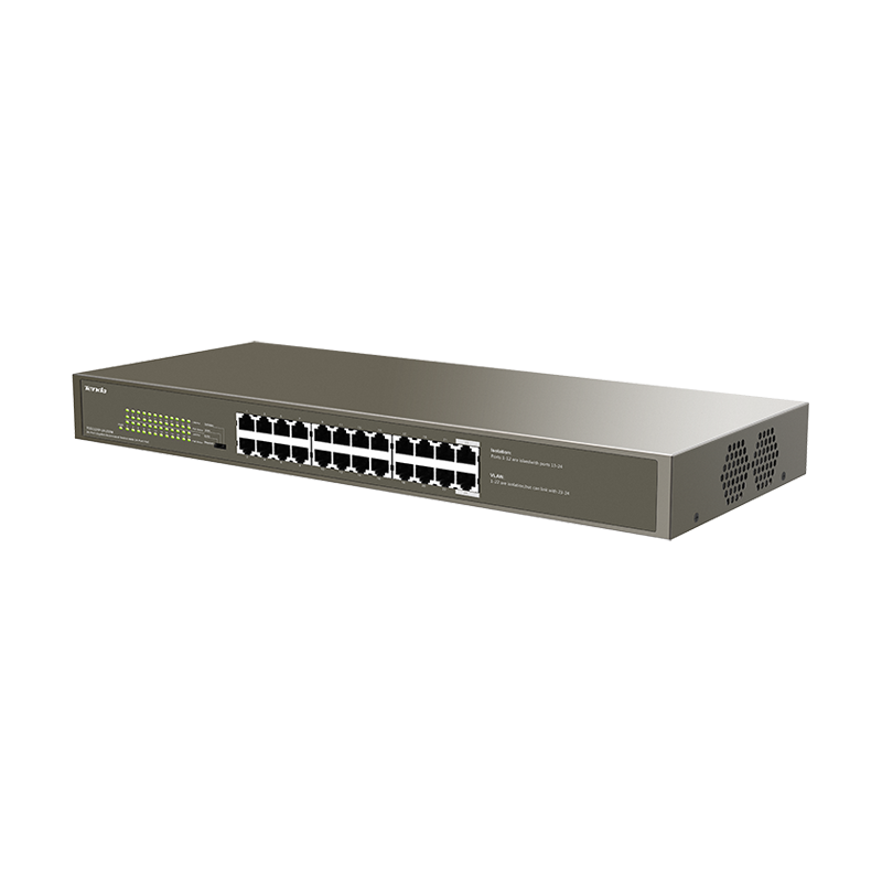 TENDA Tenda 1000M&PoE 24-Port Gigabit Ethernet Switch s 24-Port PoE TEG1124P-24-250W